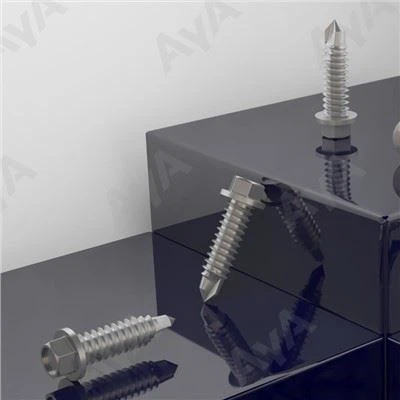 Stainless steel hex hex sa kaugalingon nga pag-drill sa mga screws